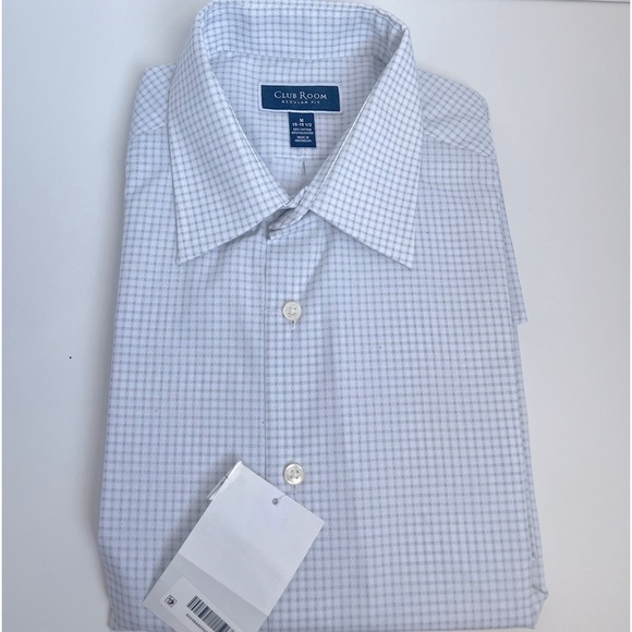 - CLUB ROOM |Men's Classic/Regular-Fit
Check Dress Shirt white grey L - Picture 5 of 6